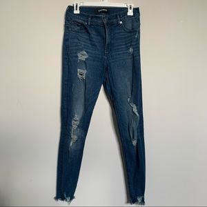 Express Ankle High Rise Jeans 6R